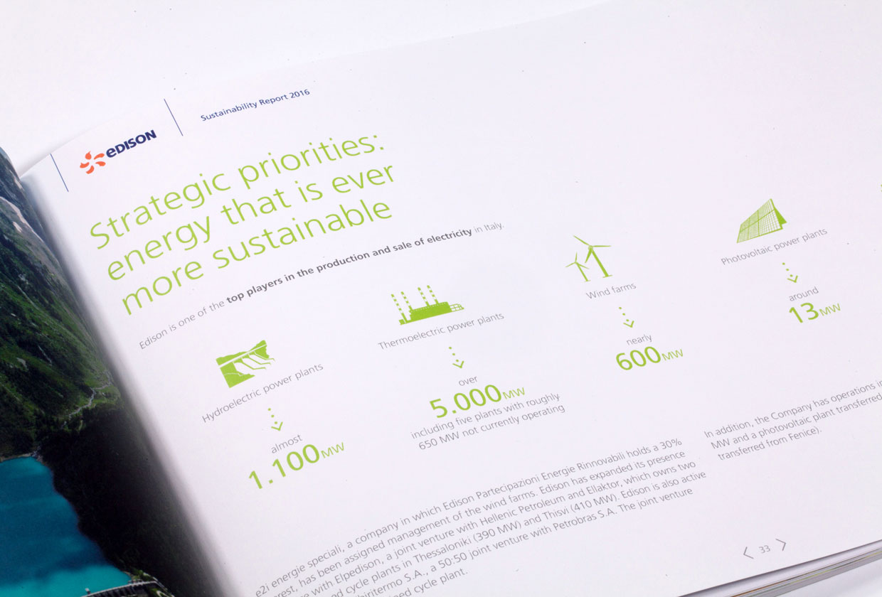 Edison, Sustainability Report 2016