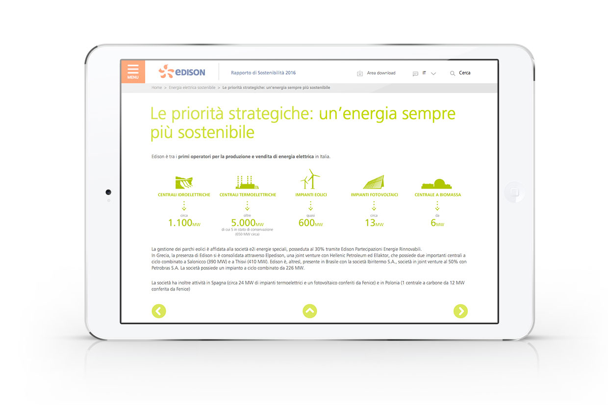 Edison,Sustainability Report 2016