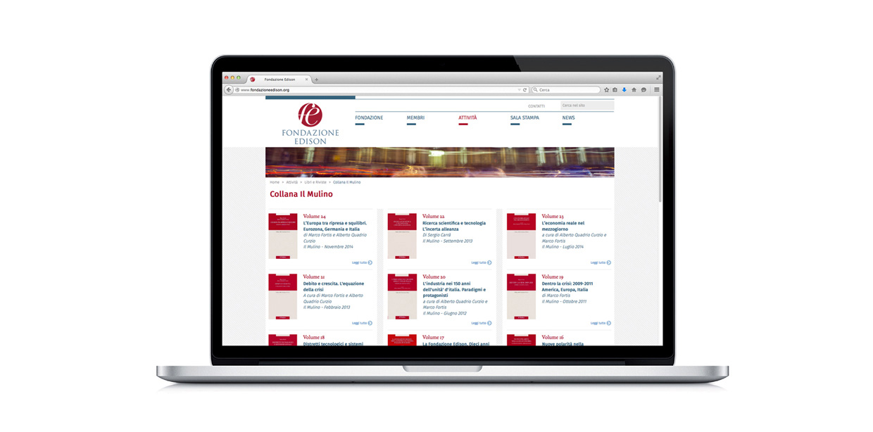 Fondazione Edison, website