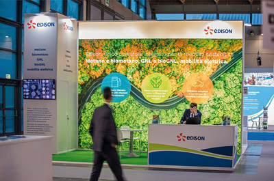 Edison, Sustainable mobility stand at Ecomondo 2021
